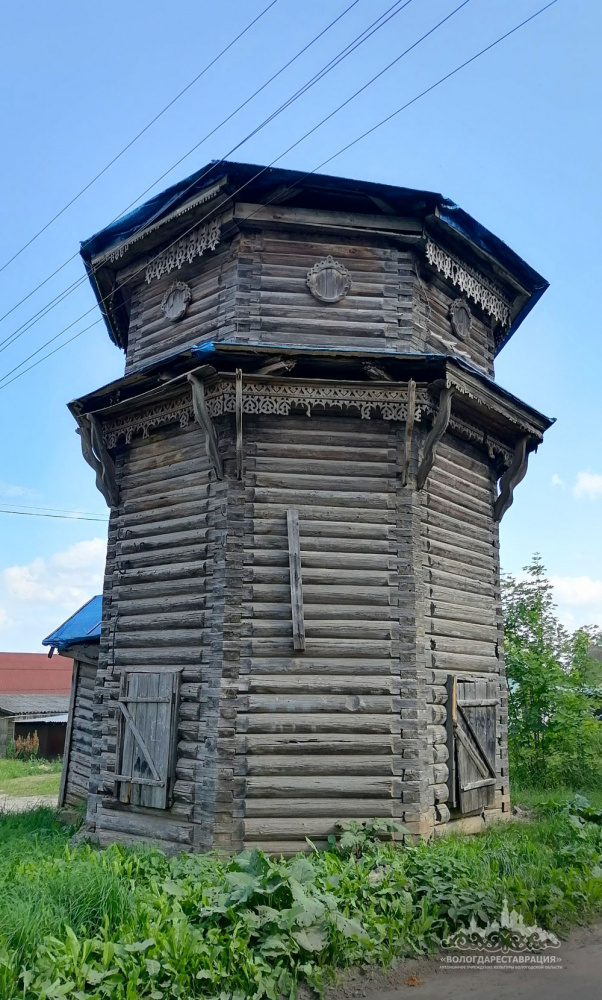 «Башня–водокачка, деревянная», кон. XIX в. (г. Устюжна)