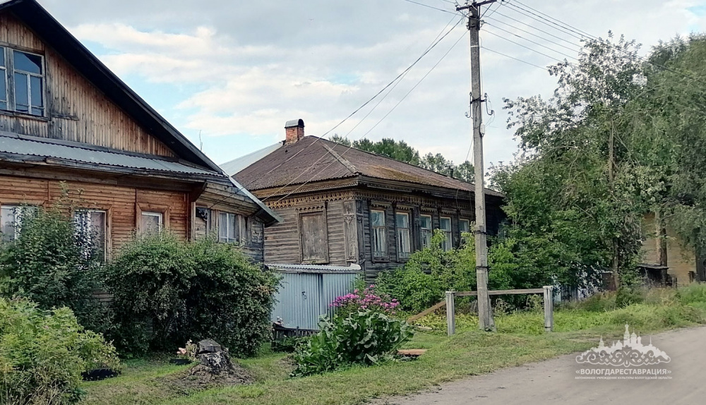 «Жилой дом, одноэтажный, деревянный», кон. XIX в. (г. Устюжна)